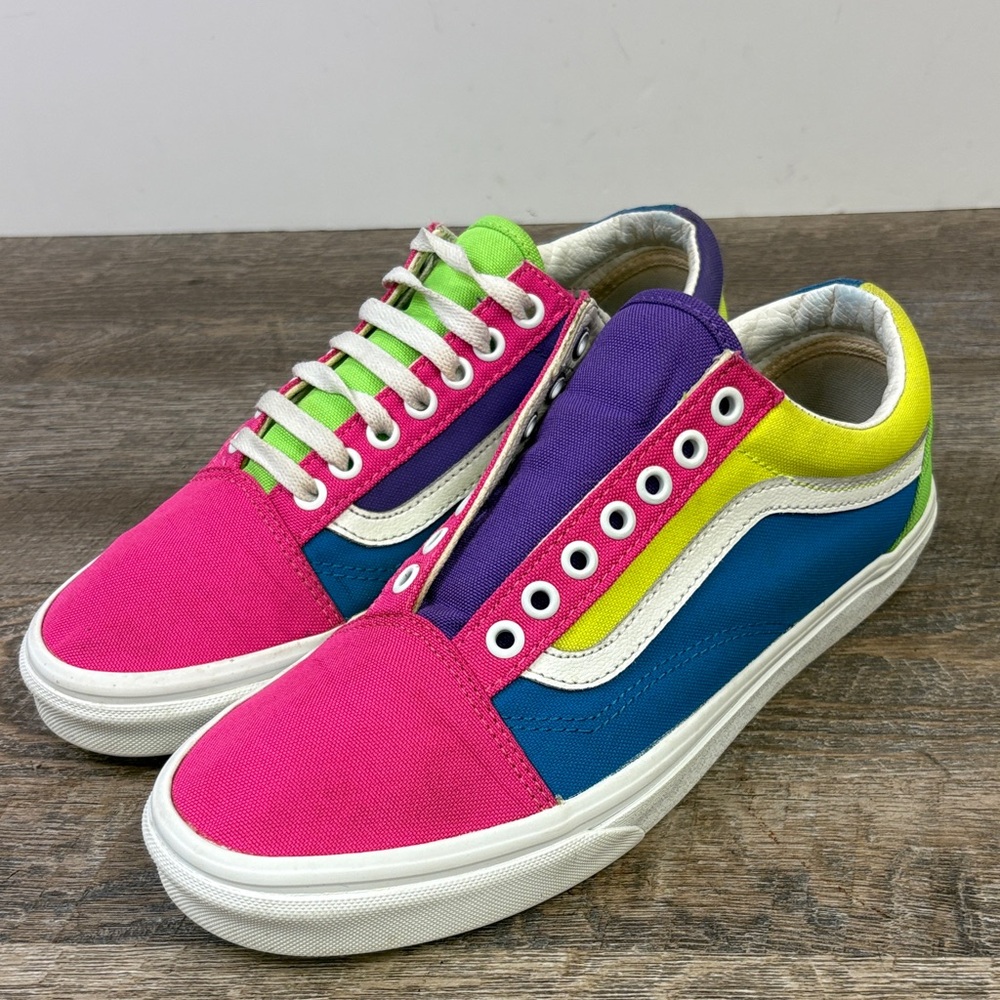 Vans Old Skool Multi-Color Sneakers – Men’s 8.5 / Women’s 10